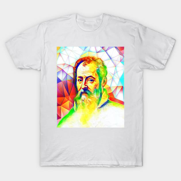 Giorgio Vasari Colourful Portrait | Giorgio Vasari Artwork 11 T-Shirt by JustLit
